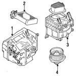 MB938569 - : Blower Assembly for Mitsubishi Image