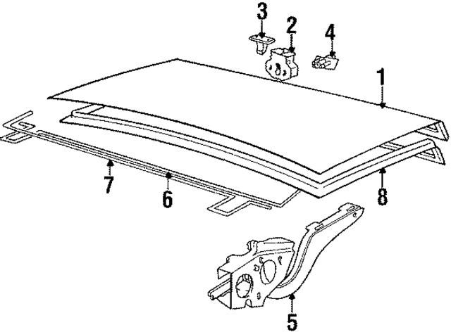 41621959569 - Body: Lid for BMW Image