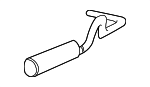 F7UZ5230AA - Exhaust: Muffler for Ford: E-150, E-150 Club Wagon, E-150 Econoline, E-150 Econoline Club Wagon, E-250, E-250 Econoline Image