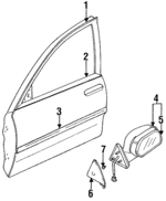 MB814494 - : Corner Cover for Mitsubishi Image