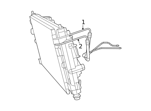 Trans Oil Cooler for 2010 Chrysler Sebring #1
