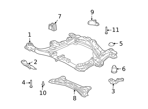 Suspension Mounting for 2007 Honda Ridgeline #0
