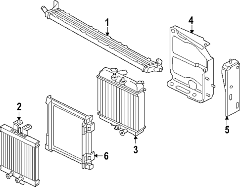 Radiator & Components for 2019 Audi RS5 #2