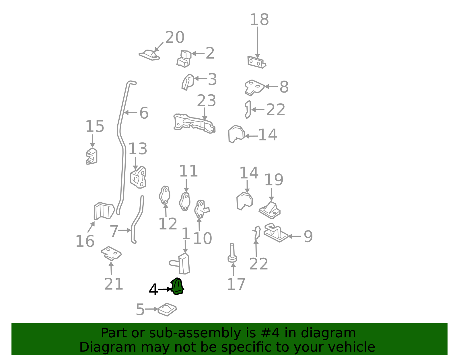 Rear Door Latch 20935252 | Capital Chevy Parts
