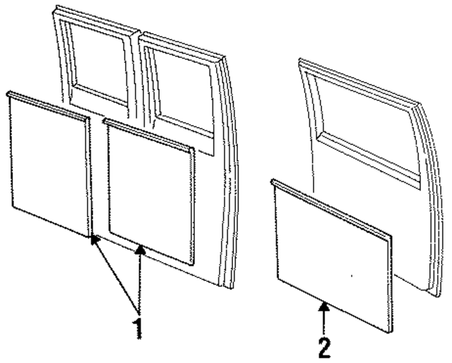 5CE26LB7 - Body: Door Trim Panel for Mopar Image