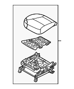 881001U240SAL - : Cushion Assembly for Kia: Sorento Image