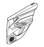 DM5Z5427407EC - Body: Door Interior Trim Panel for Ford: Focus Image