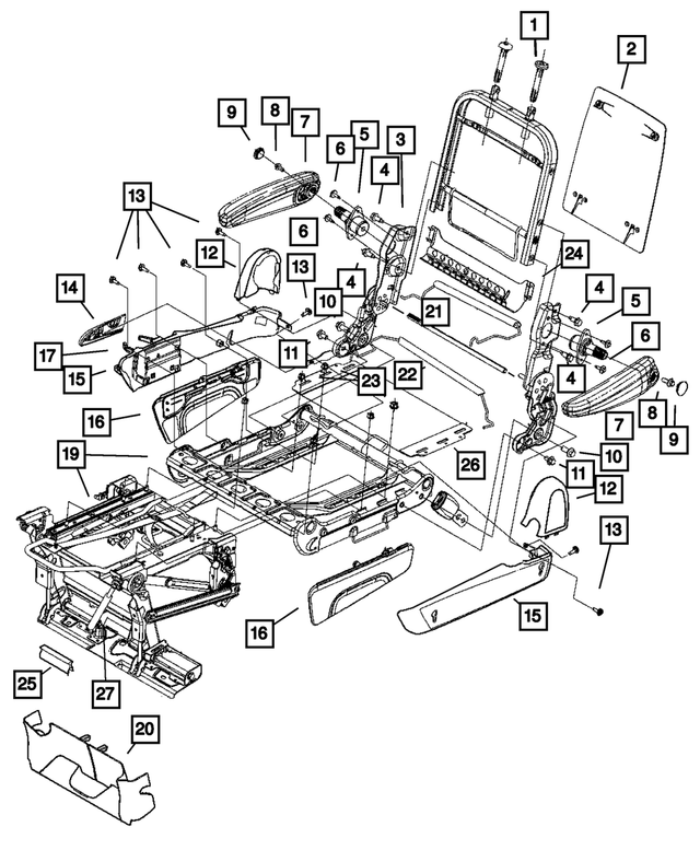 1CK911D5AA - : Delete End Cap, Left for Mopar Image