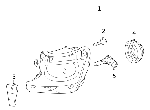 Fog Lamps for 2010 Lexus LS600h #0