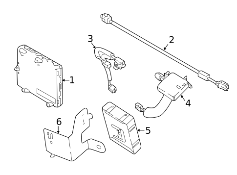 Communication System Components for 2017 Nissan Altima #0