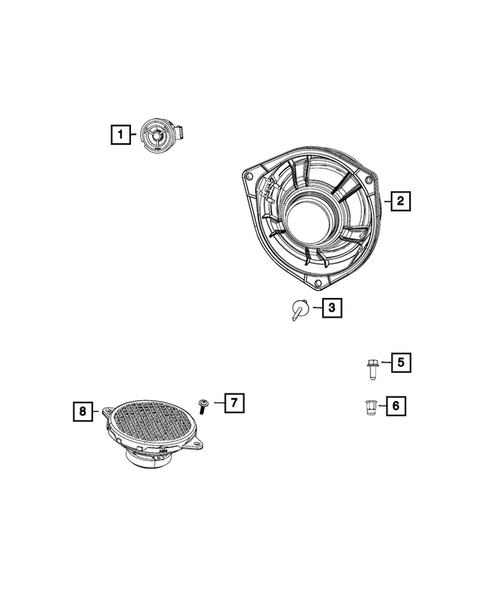 Radio, Antenna, Speakers, DVD, and Video systems for 2022 Ram ProMaster City #1