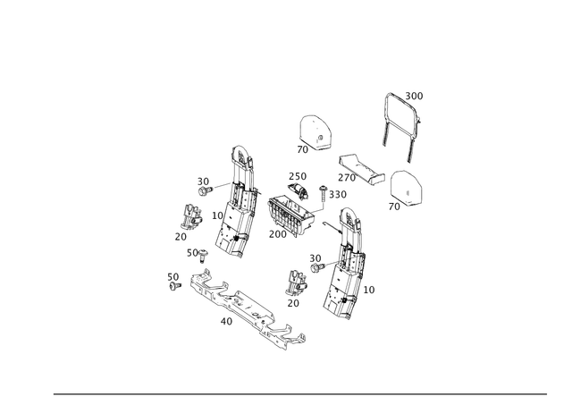 109906904 - Rear Seat Bench: Combi. Pan Head Screw for Mercedes-Benz Image image