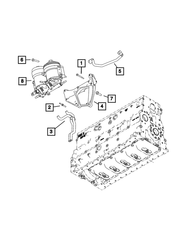 68677799AA - : Fuel Filter Housing for Mopar Image