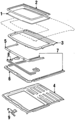 6320712030 - Body: Guide Rail for Toyota Image image