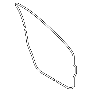 LC5Z7820531A - : Door Weather-Strip for Lincoln: Aviator Image