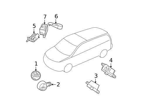Alarm System for 2010 Dodge Grand Caravan #0