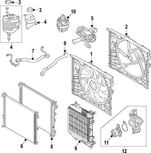 Cooling System for 2024 BMW M440i Gran Coupe #0