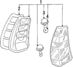 1372441 - Electrical: Tail Lamp Assembly for Volvo Image