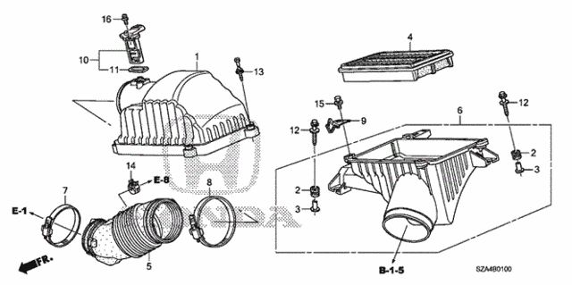 Air Cleaner for 2012 Honda Pilot #0