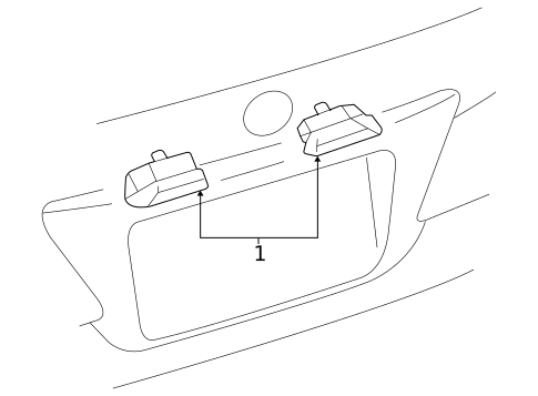 License Lamps for 2007 Lexus ES350 #0