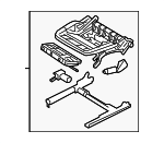 4M0881106AQ - Body: Cushion Frame for Audi Image