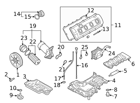 Cylinder Block Components for 2007 Audi RS4 #0