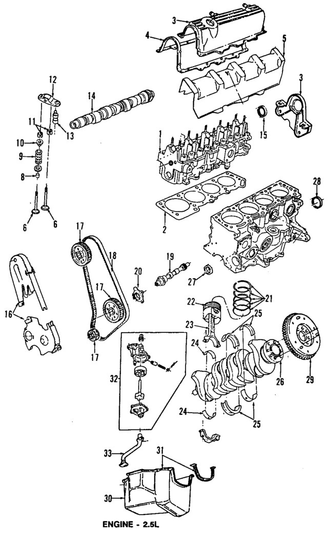 5203778 - Engine: Oil Pan Seal for Mopar Image