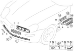 51117027588 - : Grid, Bumper Front for BMW Image