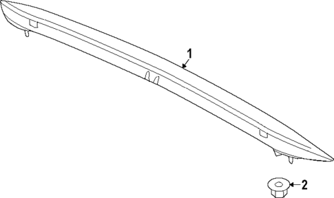 High Mounted Stop Lamp for 2025 Mercedes-Benz CLE300 #1