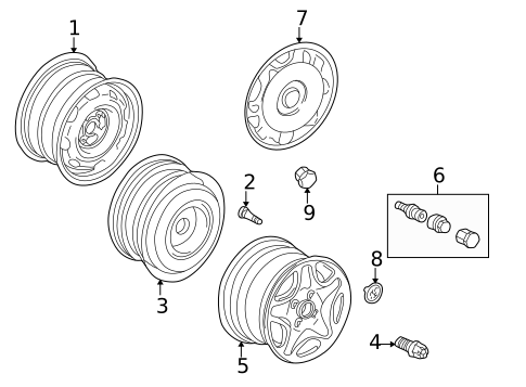Wheels & Trim for 2000 Volkswagen Cabrio #0