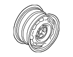 1H0601027A03C - Suspension: Wheel, Steel for Volkswagen Image