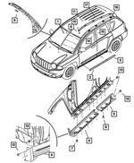 6508452AA - Exterior Ornamentation: Pan Head Screw for Mopar Image