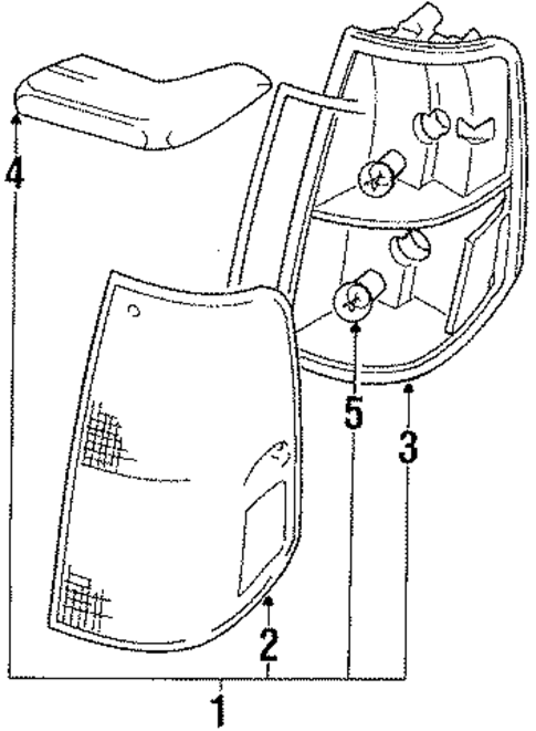 Park & Signal Lamps for 1993 Volvo 240 #0