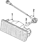535953141B - Electrical: Signal Lamp Assembly for Volkswagen Image
