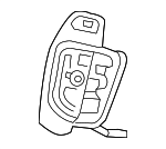 31343774 - Steering: Shift Paddle for Volvo: S60, V90, V90 Cross Country, XC60, XC90 Image