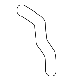 162610P030 - : Engine Coolant Hose for Toyota: Avalon, Camry, Highlander, RAV4, Sienna, Venza Image