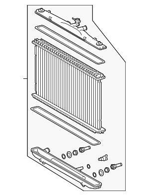 160410P270 - : Radiator for Toyota Image