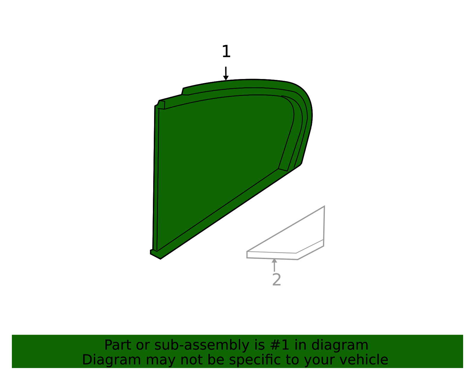 Genuine BMW 51-37-3-420-807 | Quarter Glass | FREE Shipping on