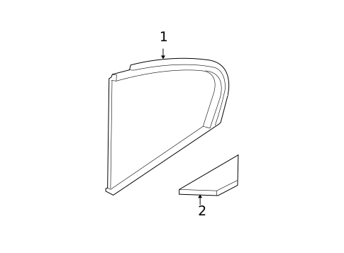 Glass & Hardware for 2007 BMW Z4 #0