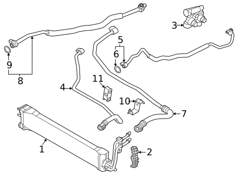 Oil Cooler for 2024 BMW X5 #0