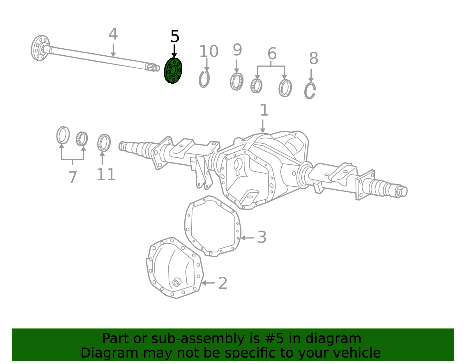 1988-2010 GM Rear Axle Shaft/Hub Gasket 12471641 | OEM Parts Online