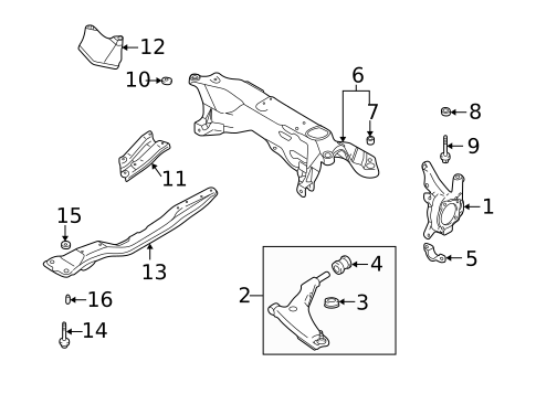 Suspension Components for 2002 Mitsubishi Eclipse #0