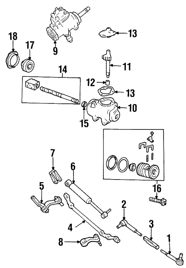 7845597 - Steering: Worm Gear for GM Image