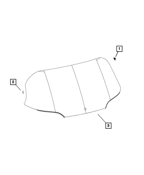 Glass and Interior Rear View Mirror for 2014 Jeep Cherokee #4