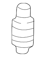 51248254063 - Body: Stop Bumper for BMW: 1 Series M, 128i, 135i, 135is, 318i, 318is, 318ti, 323Ci, 323i, 325Ci, 325i, 325is, 325xi, 328Ci, 328i, 328i xDrive, 328xi, 330Ci, 330i, 330xi, 335d, 335i, 335i xDrive, 335is, 335xi, 525i, 525xi, 528i, 528i xDrive, 528xi, 530i, 530xi, 535i, 535i xDrive, 535xi, 540i, 545i, 550i, 645Ci, 650i, 745i, 745Li, 750i, 750Li, 760i, 760Li, Alpina B7, M3, M5, M6, X1, X3, X5, Z3, Z4, Z8 Image