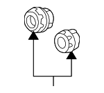 79583SDNA11ZA - : HVAC Heater Control Knob Kit for Honda Image