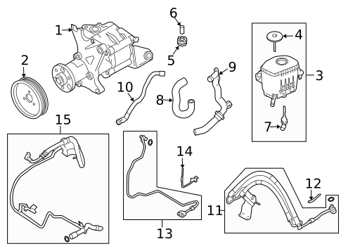 Pump & Hoses for 2010 BMW 760Li #0