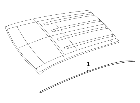 Exterior Trim - Roof for 2018 Dodge Journey #0