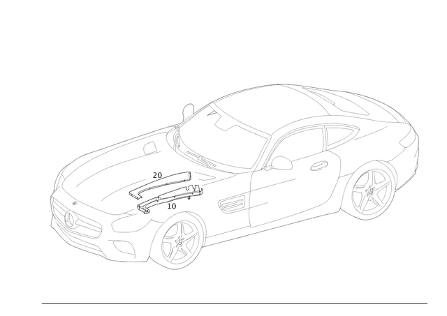 1908210289 - Electrical System: Cable Duct for Mercedes-Benz Image image