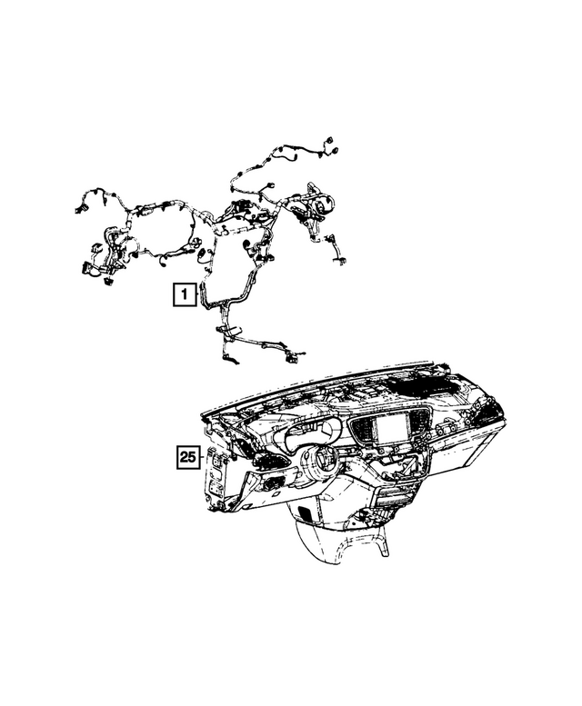 68510415AC - Electrical: Instrument Panel Wiring for Mopar Image image